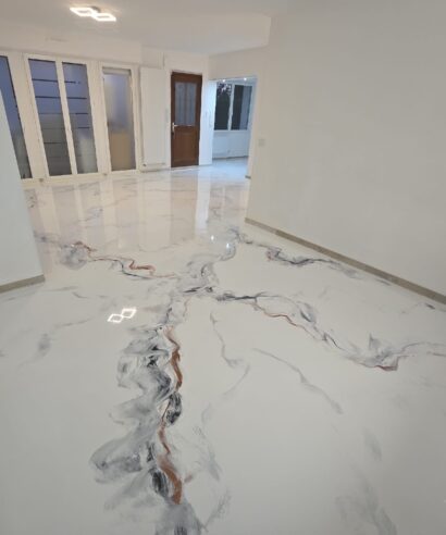 Résine époxy décorative pour sol